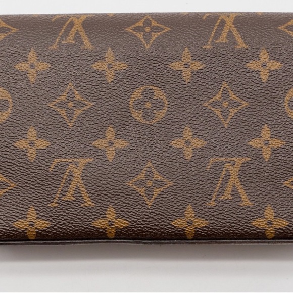 Louis Vuitton Brown and Red Monogram Wallet Set - Picture 5 of 9